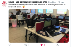 Message du 13 novembre - Twitter