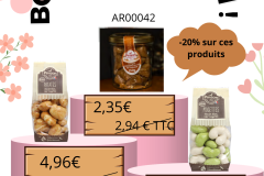 Carte fête des grands mères Illustration Rouge - 1